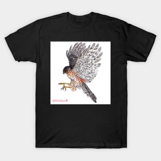 Sparrowhawk drawing T-Shirt